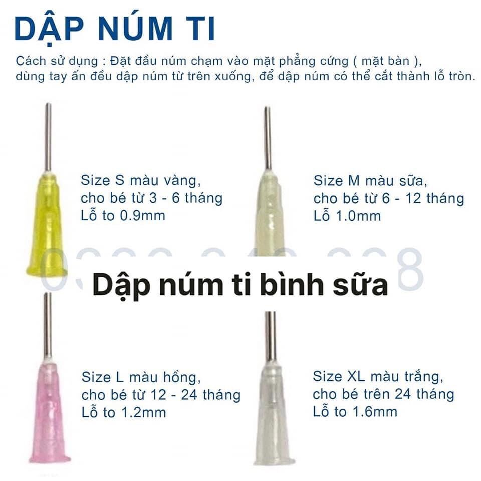 Dập lỗ núm ti thay thế cho đục lỗ núm ty farlin