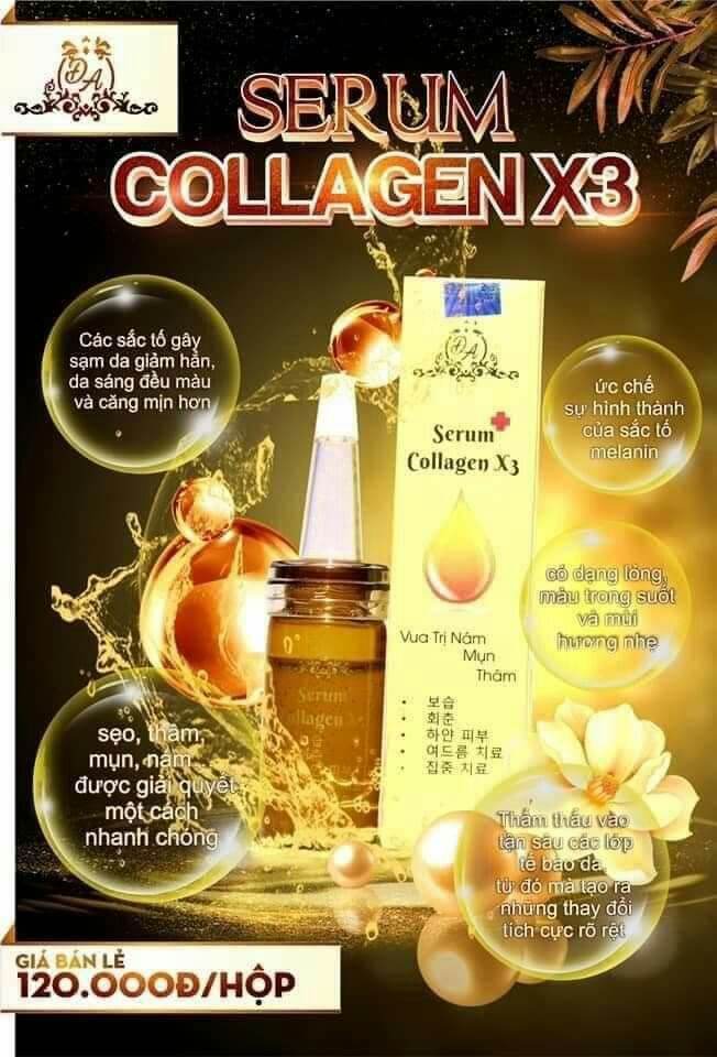 Serum collagen chính hãng đông Anh