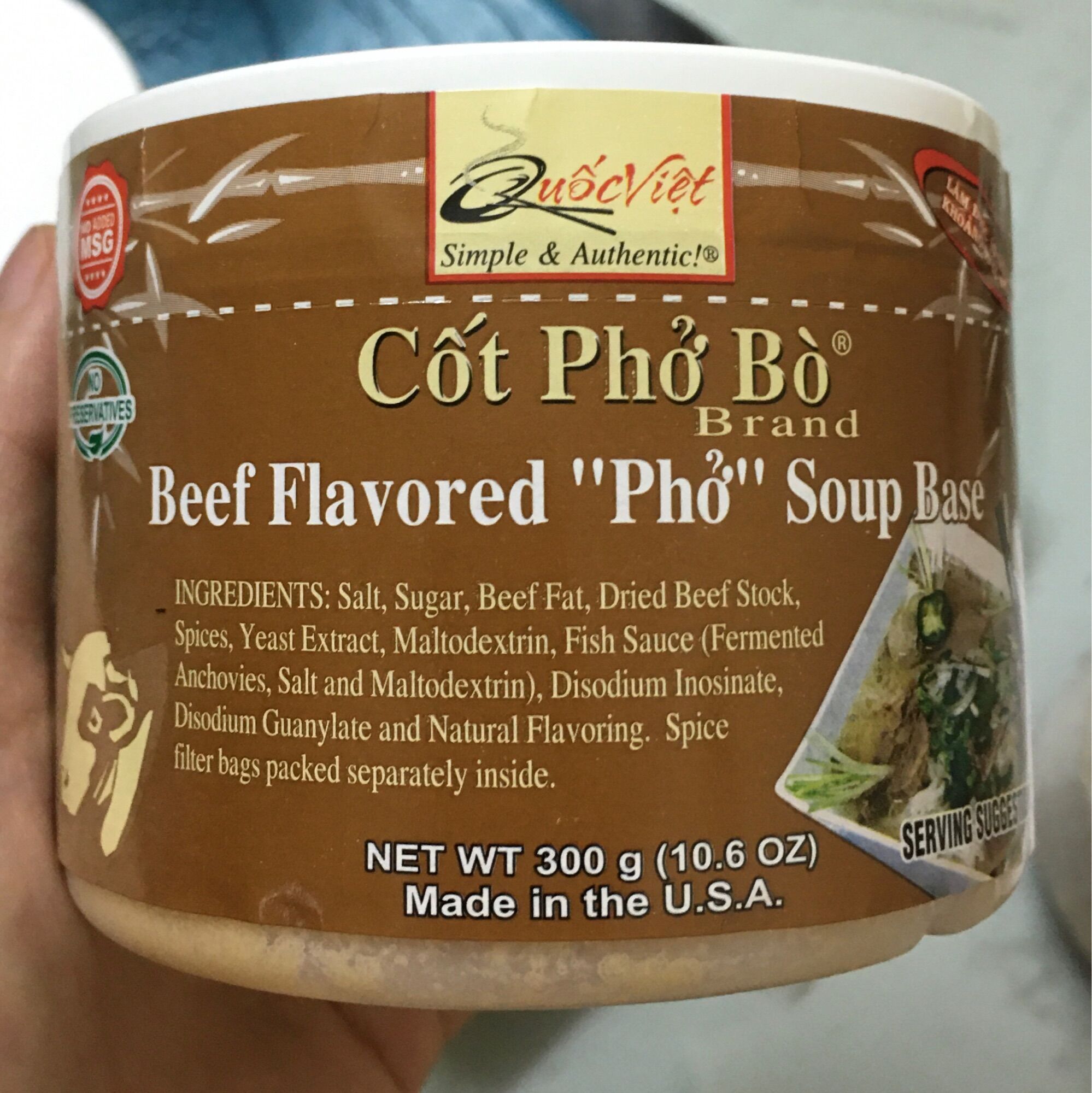 Cốt phở bò Quốc Việt foods 300gr