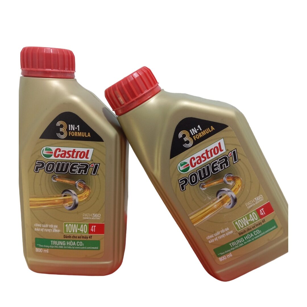 Dầu nhớt Castrol Power 1 dành cho xe số xe tay côn.