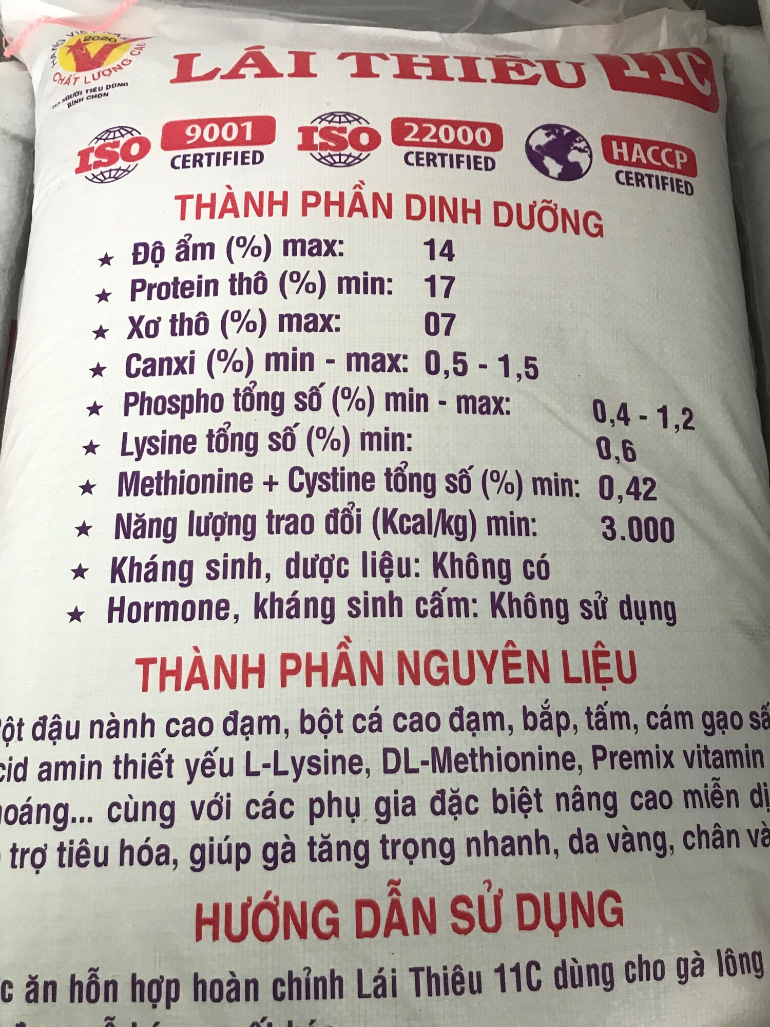 1kg Thức Ăn Hỗn Hợp Dành Cho Gà Lớn