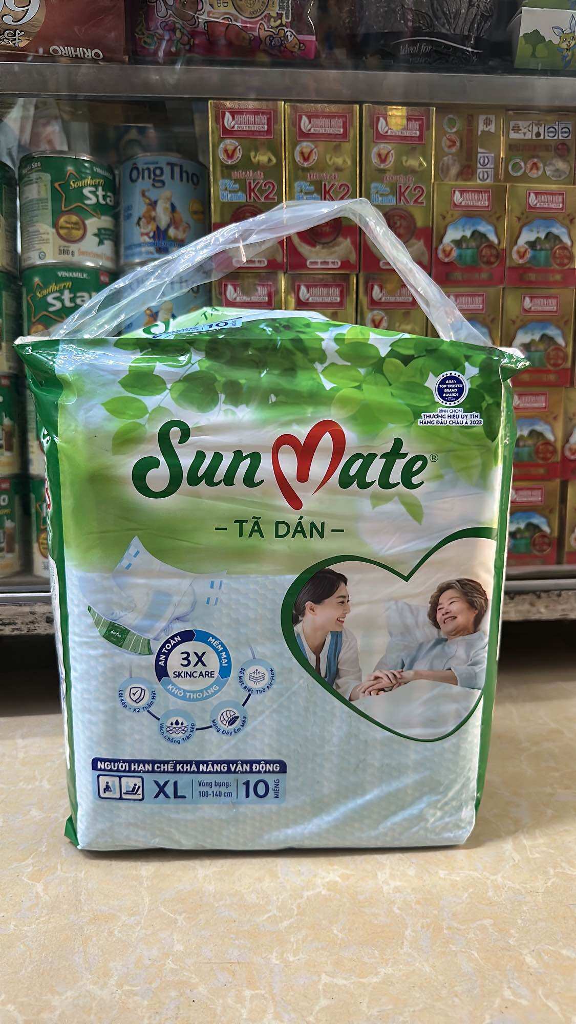 Tả dán người già sun mate size m/l/xl