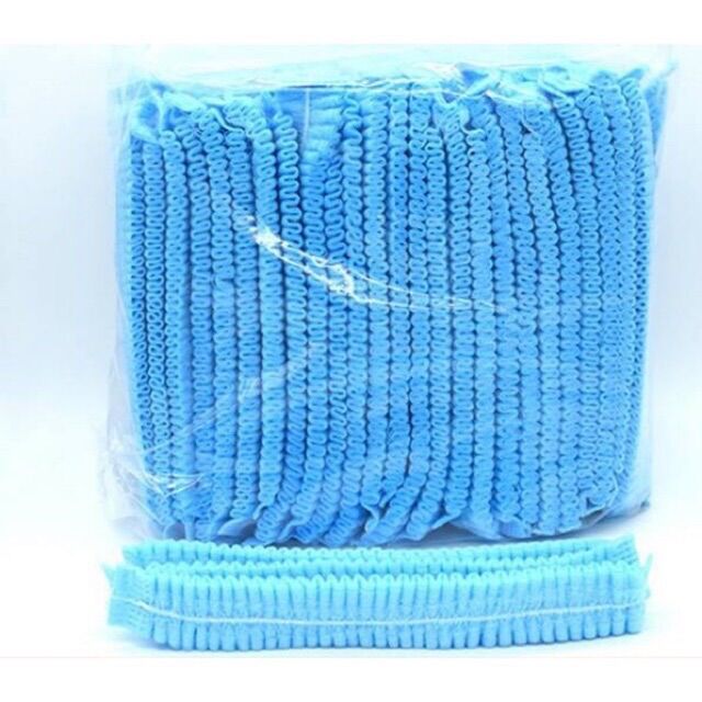 Mũ y tế xanh dùng 1 lần [ túi 100 cái]