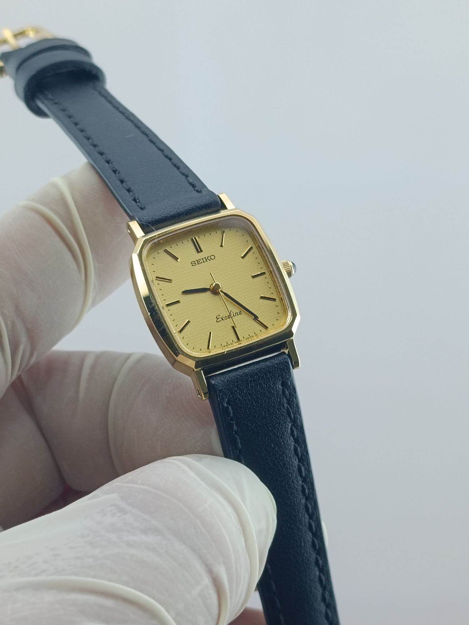 Đồng hồ nữ seiko exceline nhật cao cấp, size 22, máy pin
