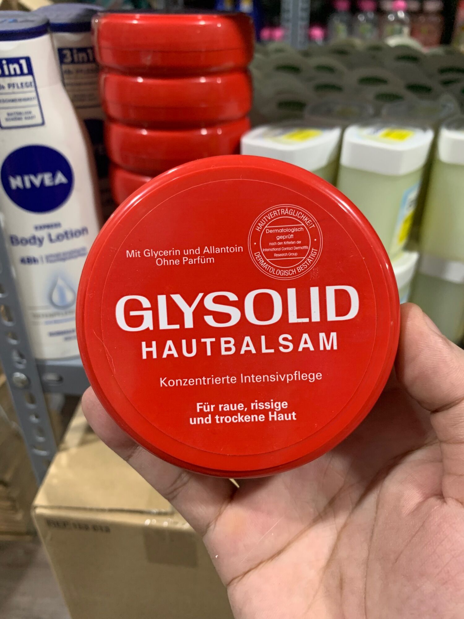 Kem dưỡng da cung cấp ẩm Glysolid, hàng Đức