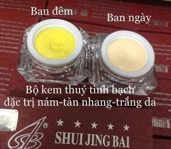 Kem nám , tàn nhang Thuỷ Tinh Bạch Shuijingbai chuẩn loại 1