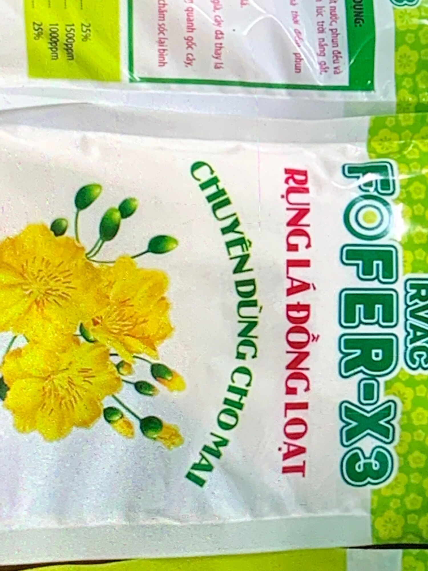 Thuốc phun rụng lá mai FOFER-x3