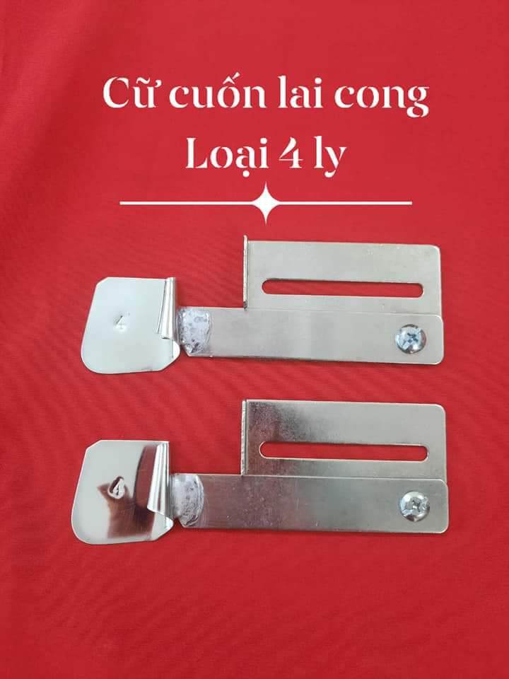 ke cuốn gấu cong đuôi tôm 4 ly
