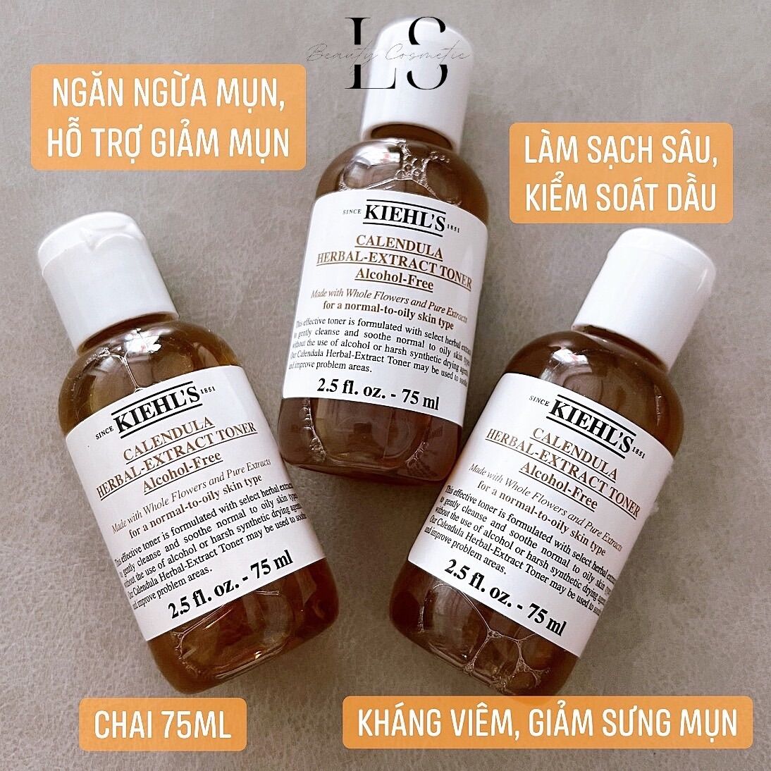 Sữa rửa mặt Hoa cúc KIEHL'S Calendula Deep Cleansing Foaming Face Wash 75ml