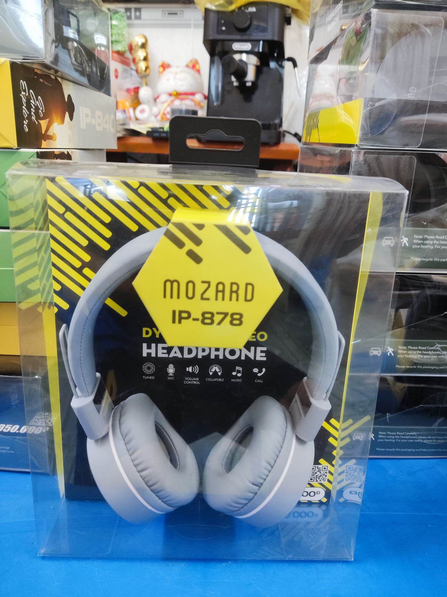 Tai nghe chụp tai Mozard IP-878 xanh đen và xám