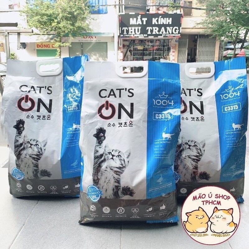 (BAO 1KG) CATSON / CAT’S ON HẠT THỨC ĂN HÀN QUỐC CHO MÈO
