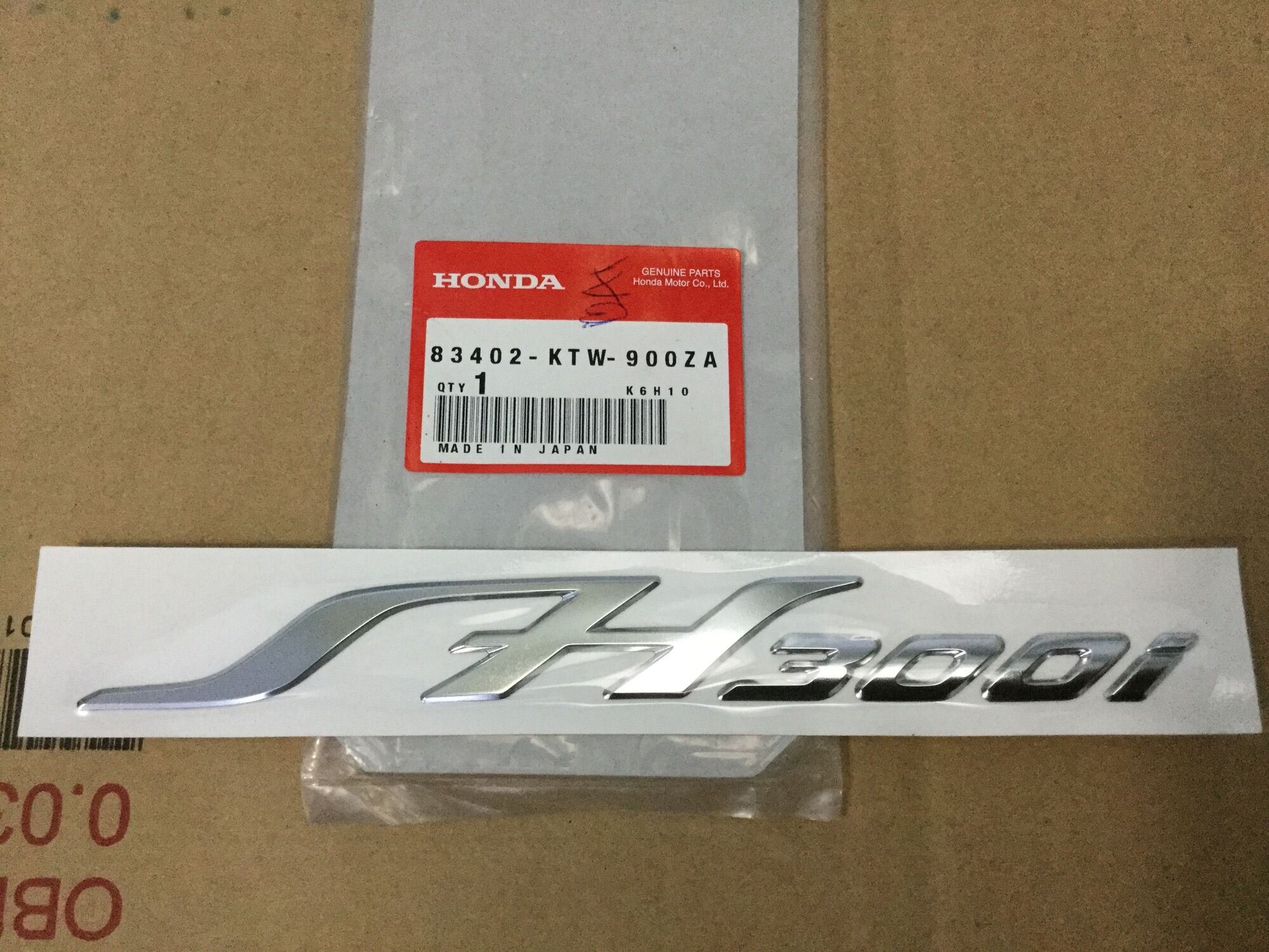Tem Chữ Sh 300i 2008 ( Giá 1 Cái )