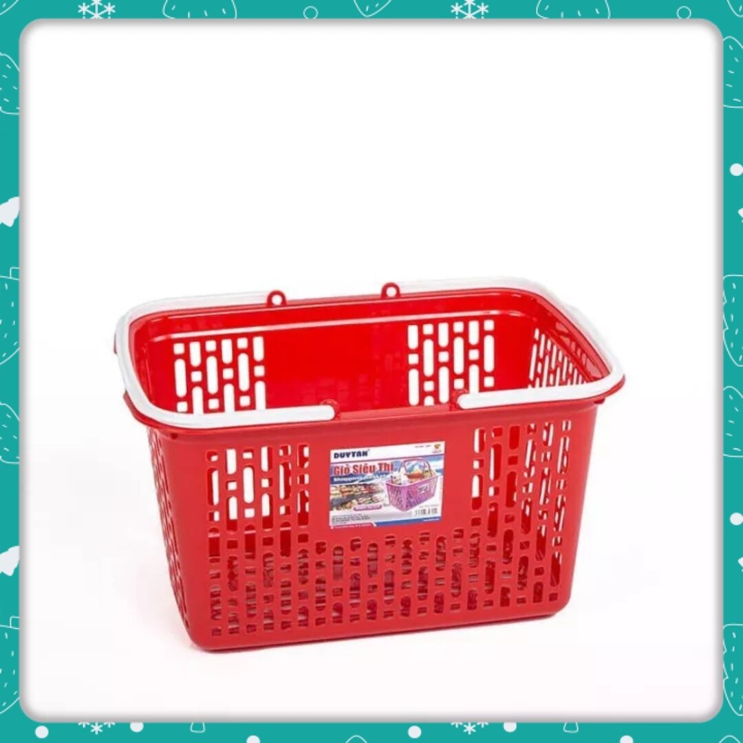 Combo 10 làn siêu thị giỏ siêu thị nhựa duy tân 45 x 28 x 25 cm