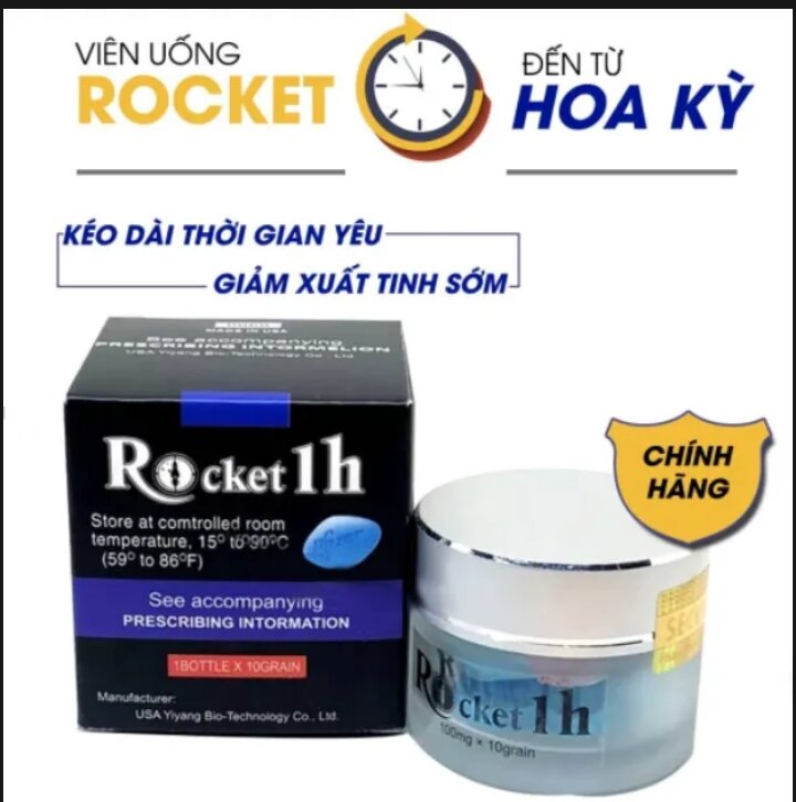 Kẹo Rockett 1 h Mỹ Chính Hãng thơm ngon hộp 10 viên Kẹo