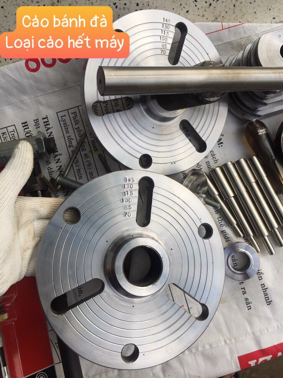 Cảo nòng xy lanh , cảo bánh đà máy đa năng từ D6 đến D24,D40