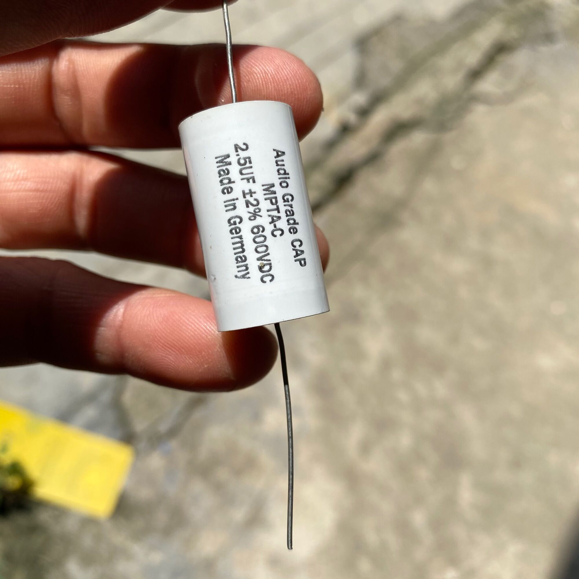 Tụ loa treble 2.5uf /600vdc Audio Grade Cap