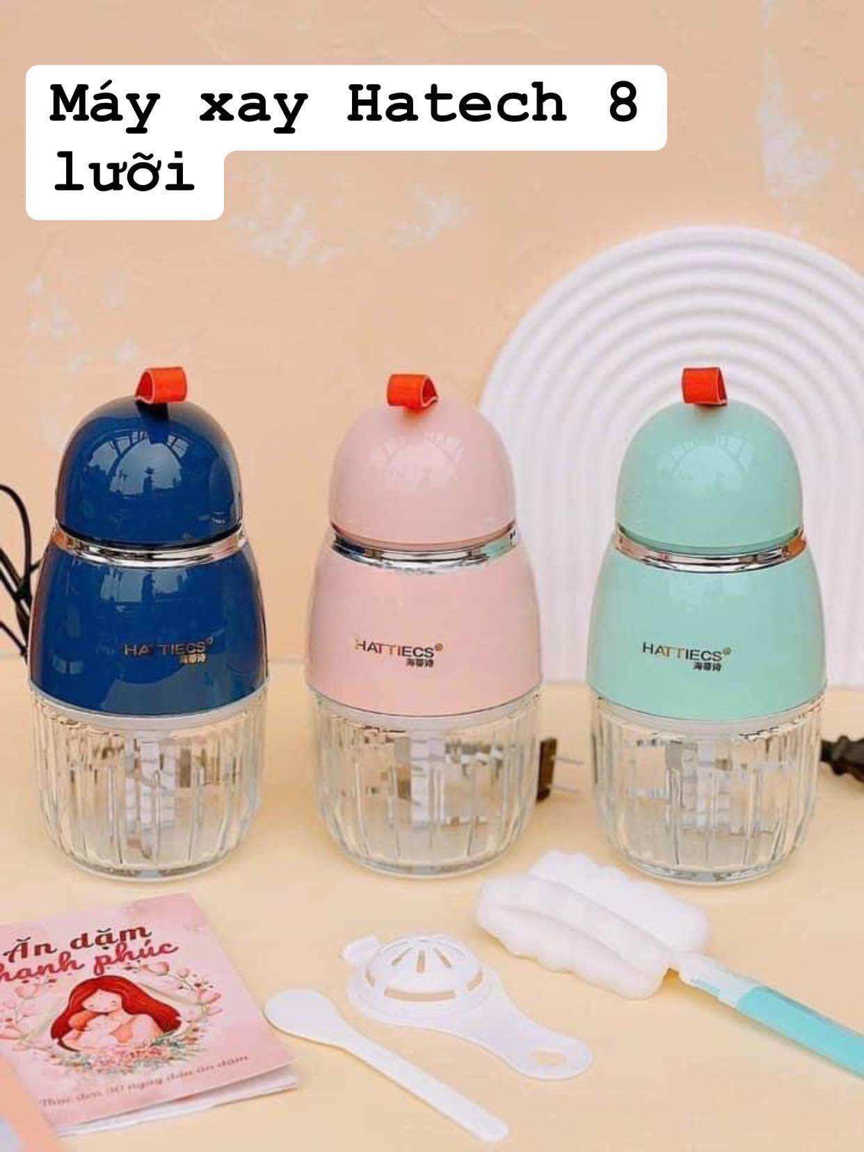 Máy xay Hattiecs 8 lưỡi/ xay ăn dặm cho bé