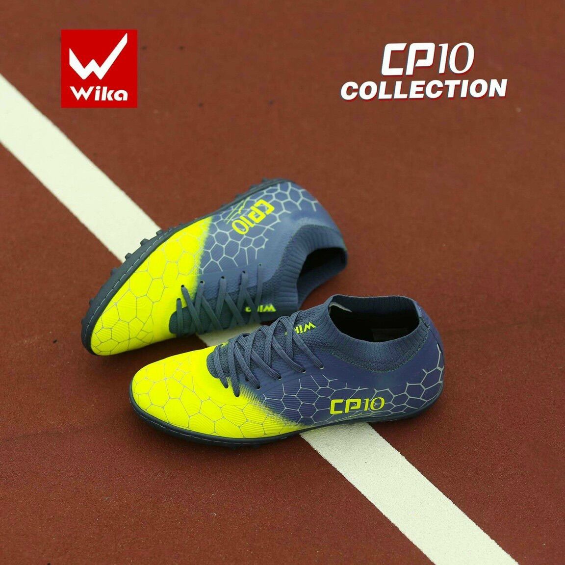 Giày bóng đá WIKA Công Phượng CP10 Xanh bạc