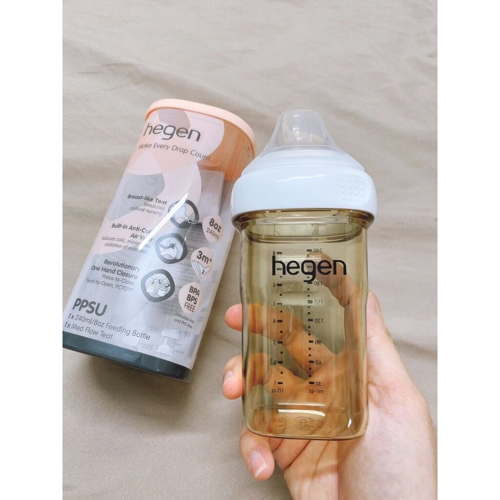 Bình sữa ppsu hegen hàn quốc đủ size 150ml/240ml/330ml