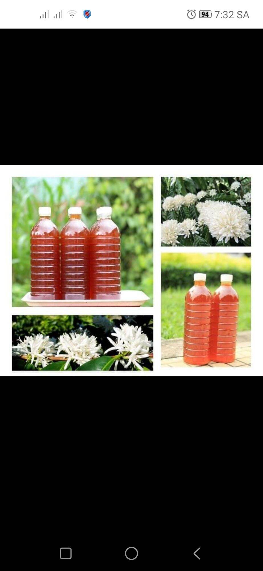 Mật ong hoa cà phê chai 1 lít