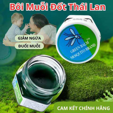 Kem bôi muỗi đốt thái lan, cao chống muỗi baby mosquito balm hỗ trợ giảm sưng muỗi cắn, xua đuổi muỗi – hiệu quả nhanh