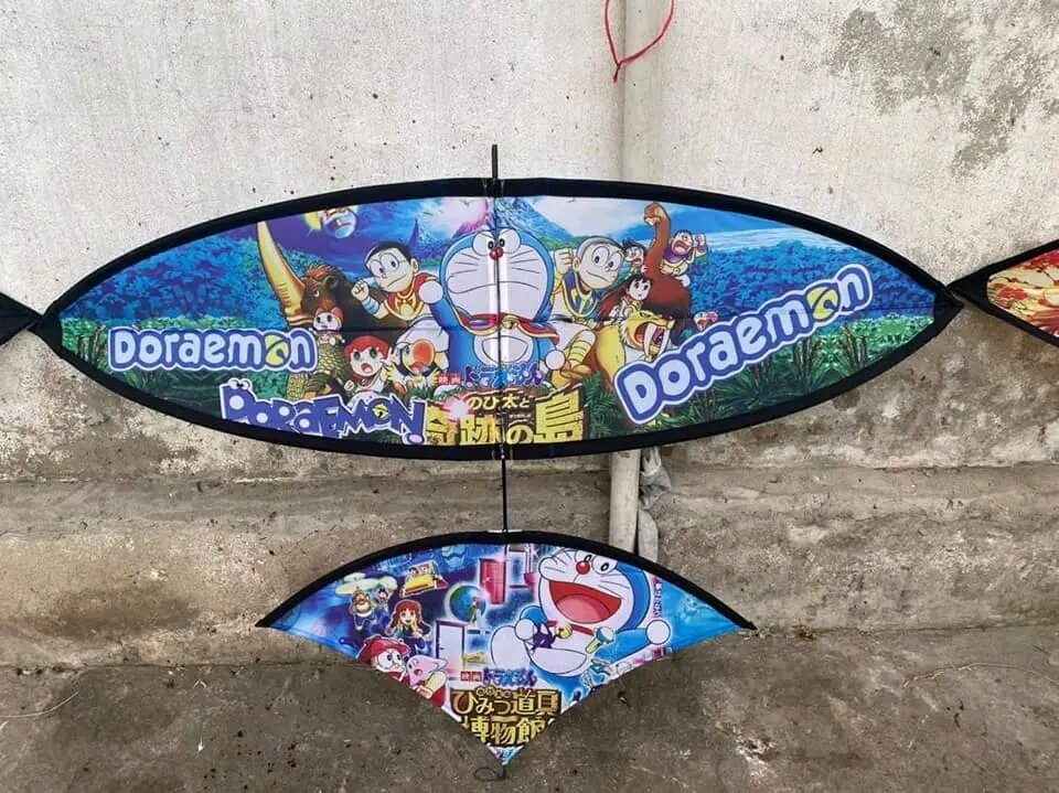 Áo diều in 1m80 Doraemon
