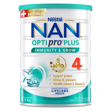Sữa NAN HMO Optipro plus số 4 - 1.5kg (mẫu mới)