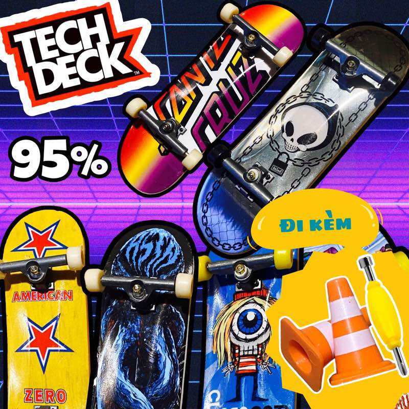 29mm Ván trượt ngón tay fingerboard chính hãng Techdeck mới 95%