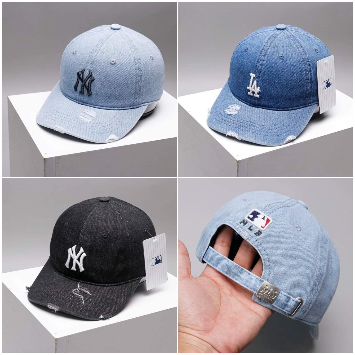 Caps ny, mũ lưỡi trai, mũ kết, mũ nam nữ chất jean n.y