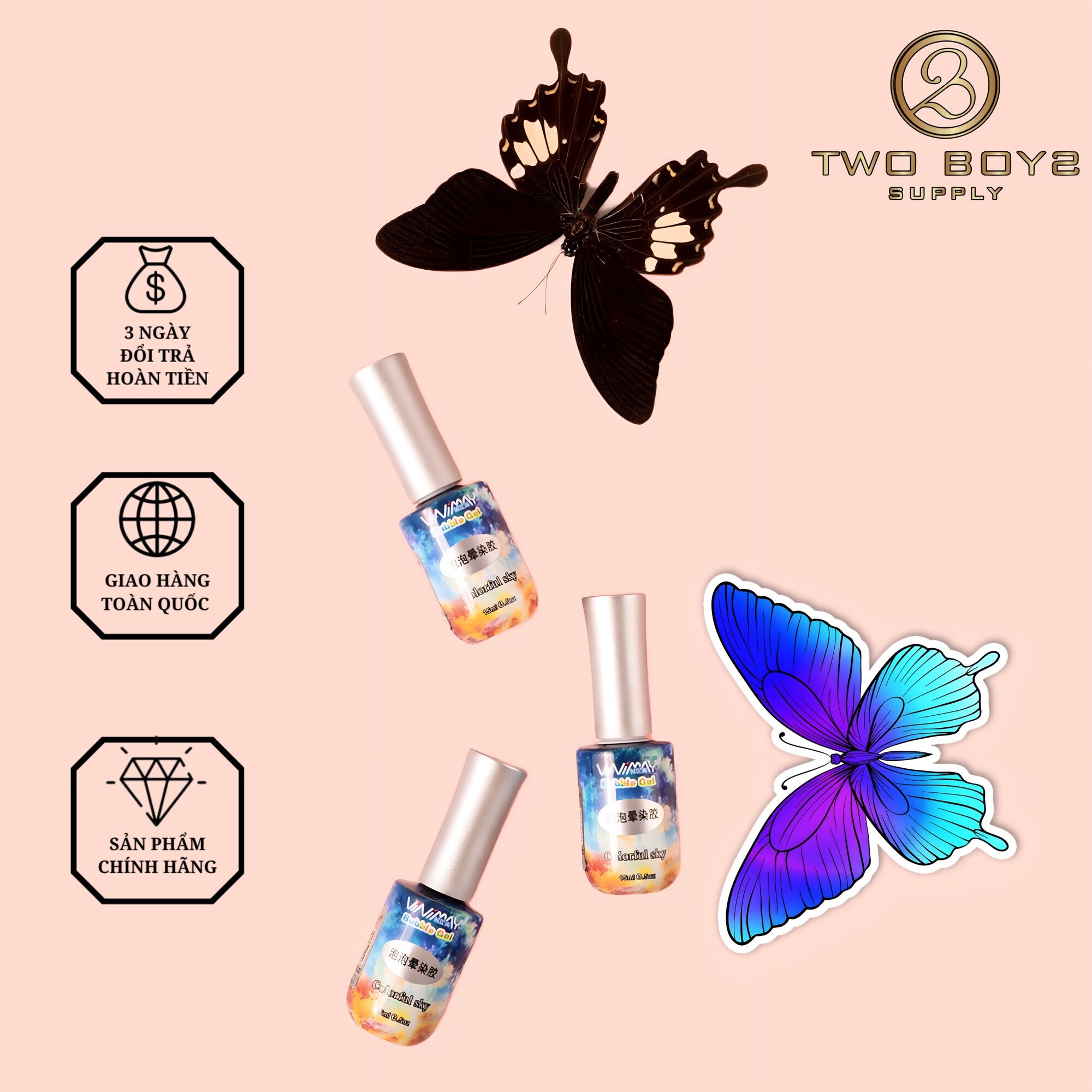 Top Loang vinimay,top gel tạo loang