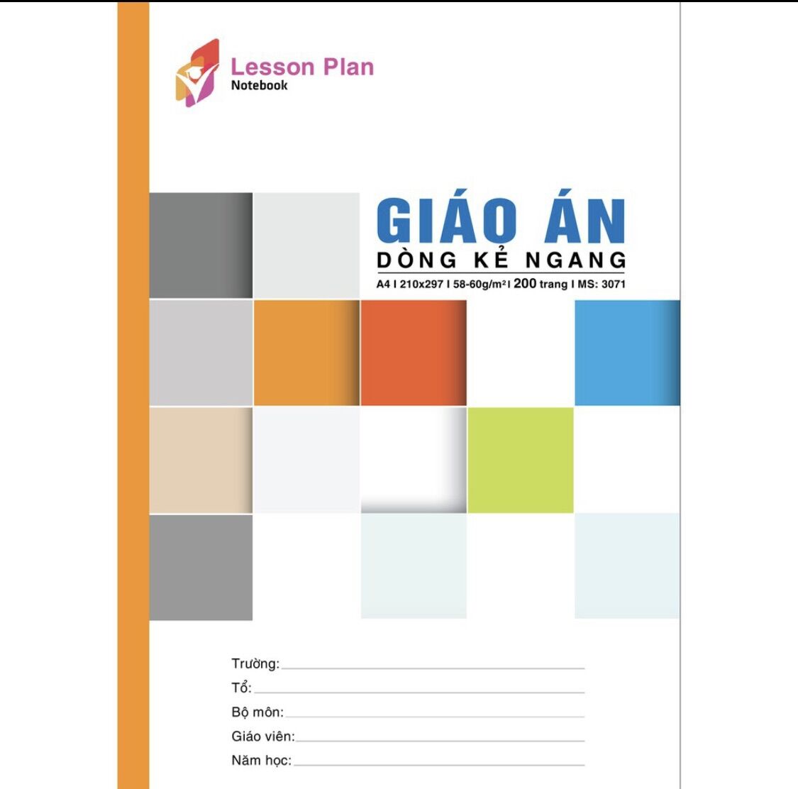Sổ giáo án 200 trang
