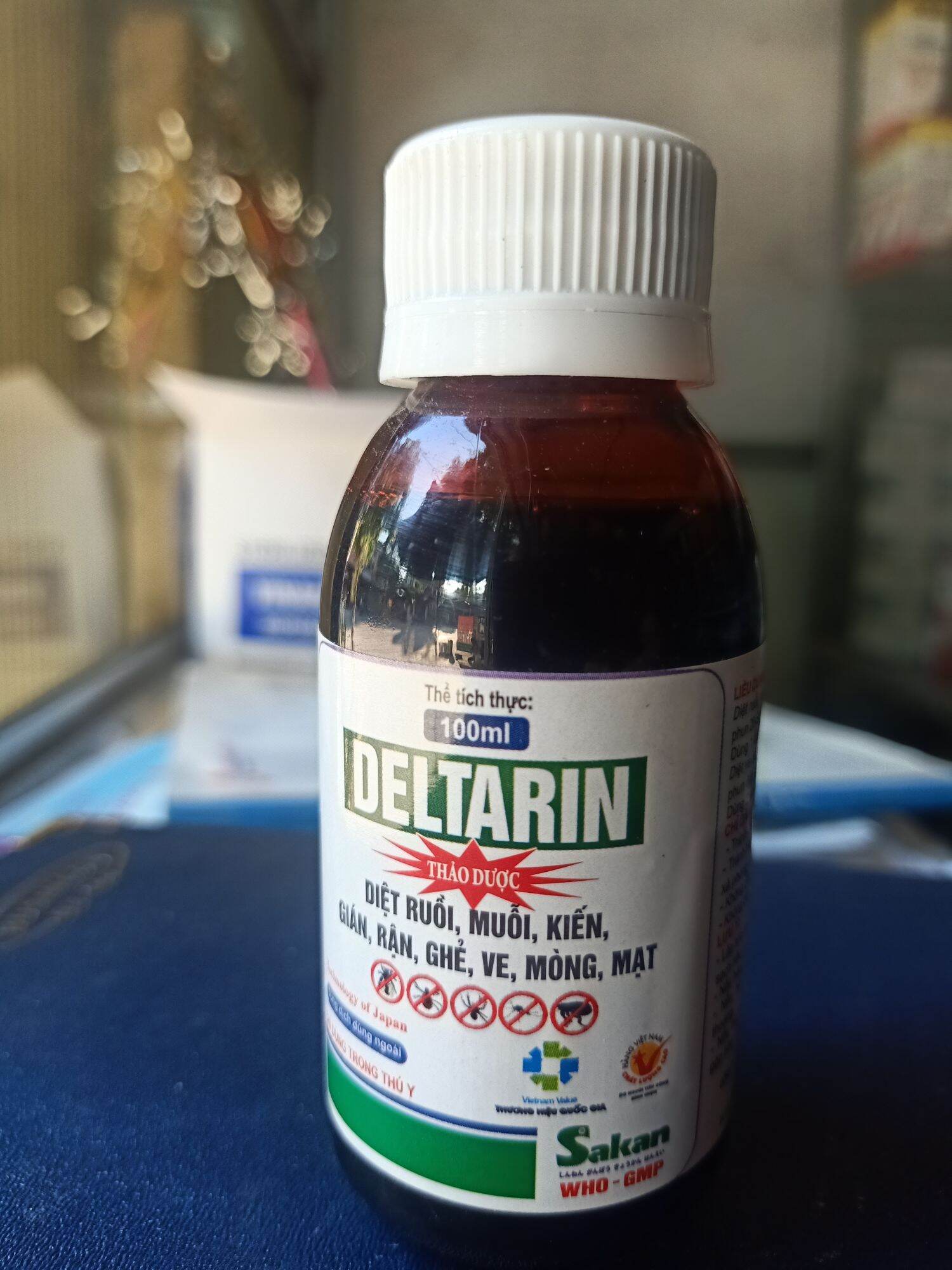 Diệt Côn Trùng ruồi, muỗi, kiến gián Deltarin chai 100ml