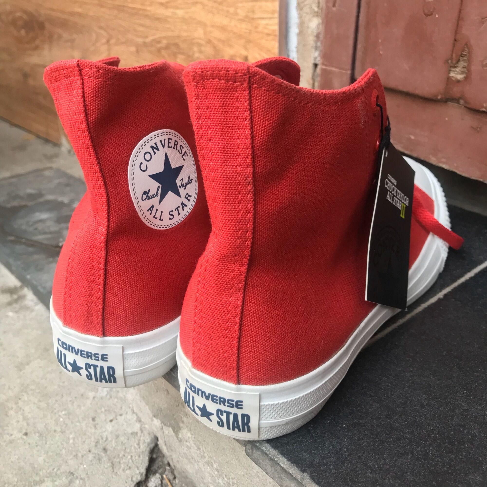 GIÀY CONVERSE Đỏ tươi cao cổ (Full box)