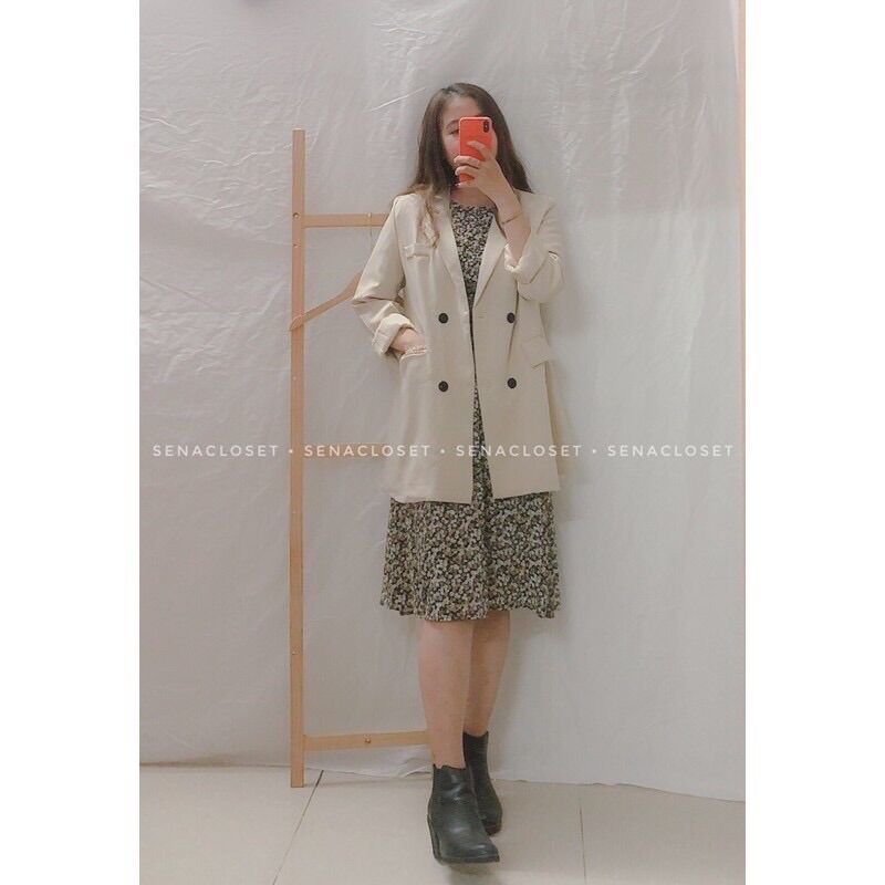 Áo Blazer/ Vest 2 Lớp Form rộng Hàn Quốc (Ảnh thật kèm Video)
