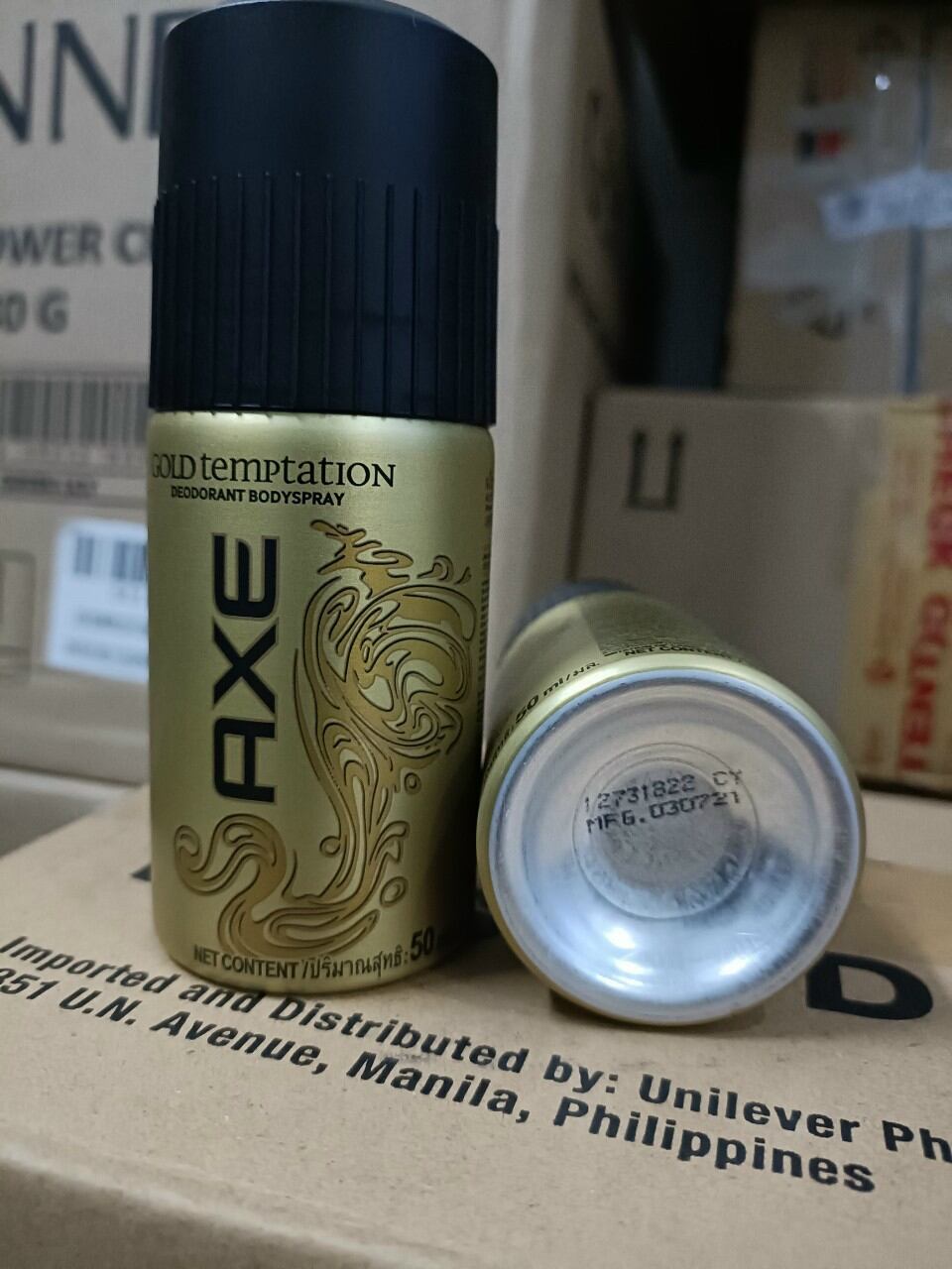 Xịt Khử Mùi Toàn Thân Axe Gold 50Ml