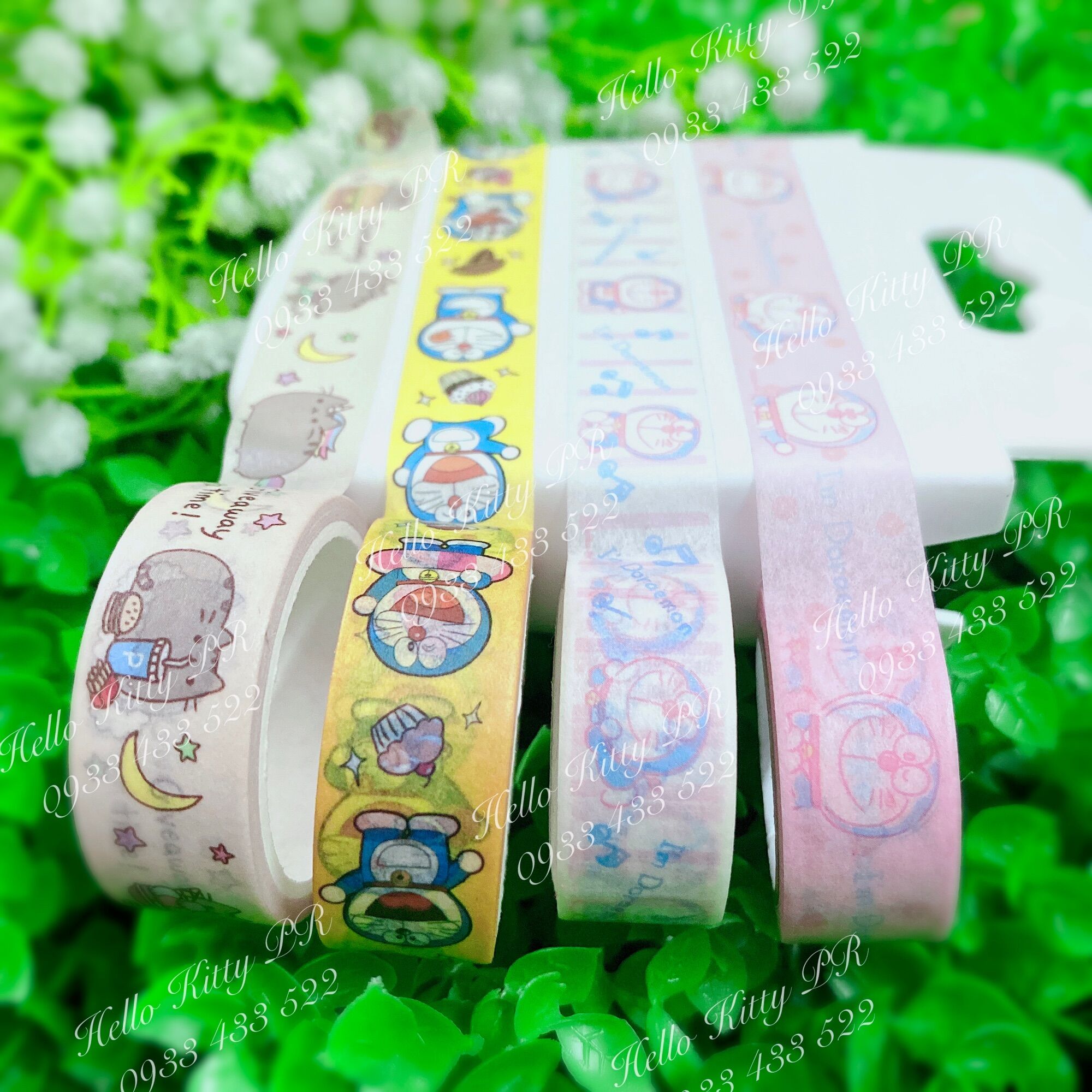[Freeship MAX] Băng keo, băng dính mini dán trang trí Doremon - Melody - Doraemon HELLOKITY PR