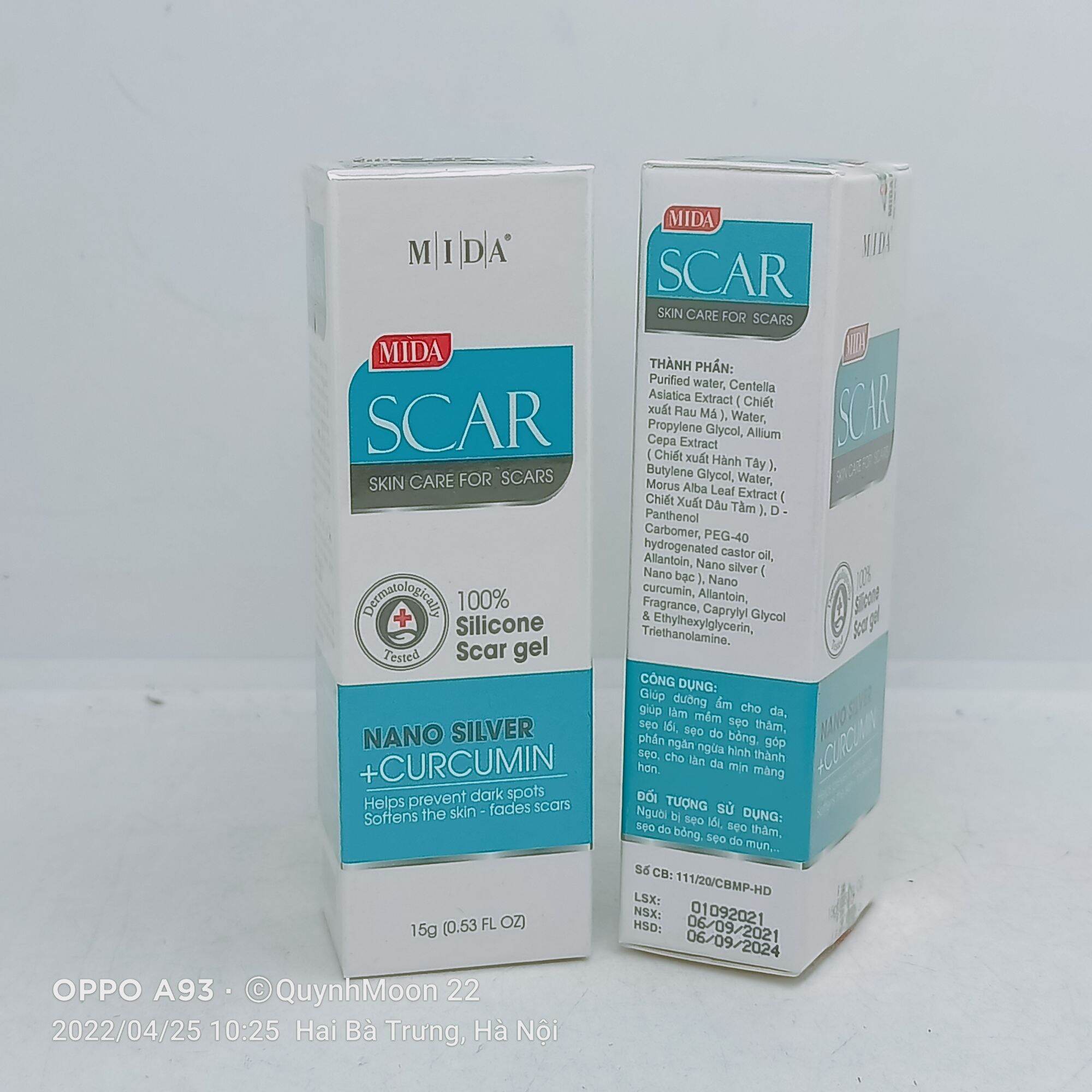 Kem mờ sẹo Mida Scar tuýp 15g