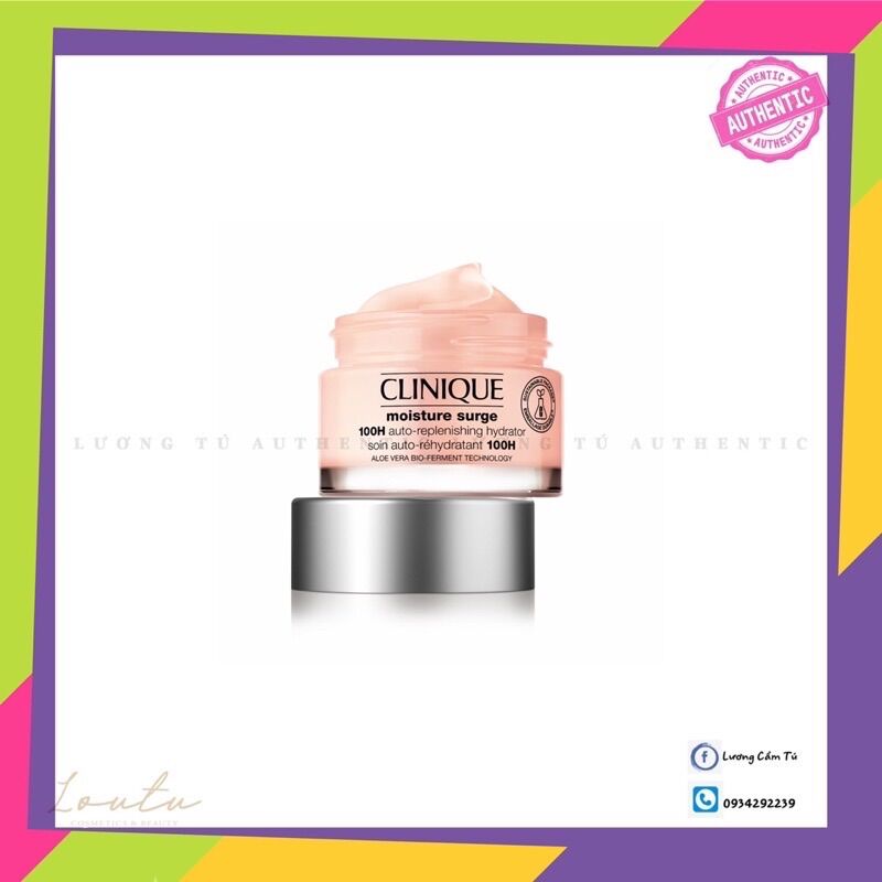 Gel dưỡng ẩm clinique 100h 125ml unbox