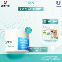 [MỚI] Kem Dưỡng Simple Repair+ 50ml Cải Thiện Hàng Rào Bảo Vệ Da Sau 2 Giờ - cấp ẩm