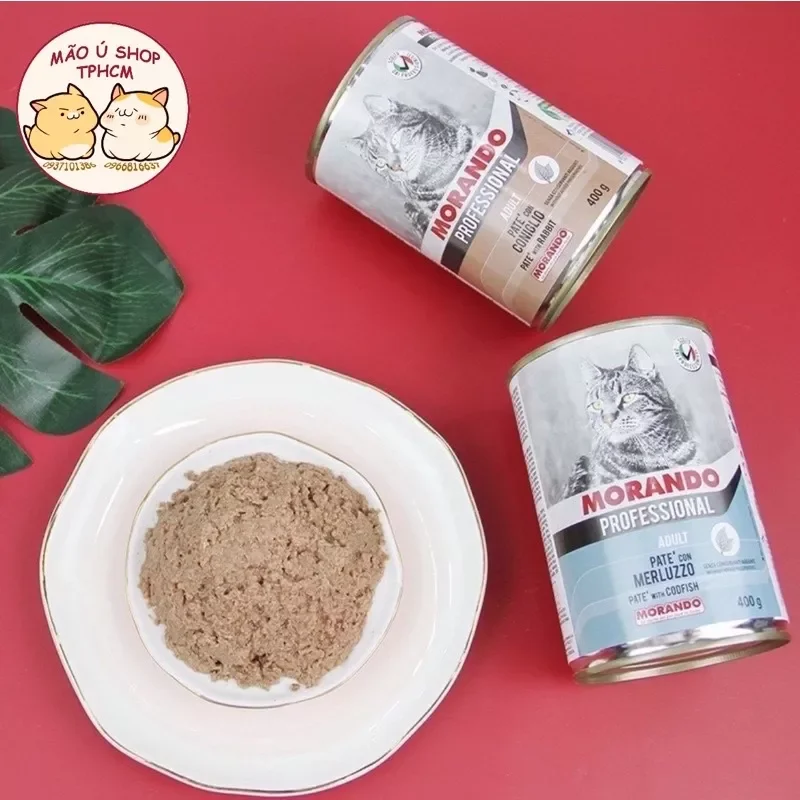 [COMBO 6-24 LON 400g] PATE LON MORANDO CHO MÈO MỌI LỨA TUỔI