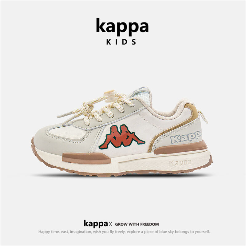 Kappa Boys Summer 2024 Thoáng Khí Lưới Nhẹ Flexible底 Thoải Mái Giày Thể Thao Giày Thể Thao Trẻ Em Đế