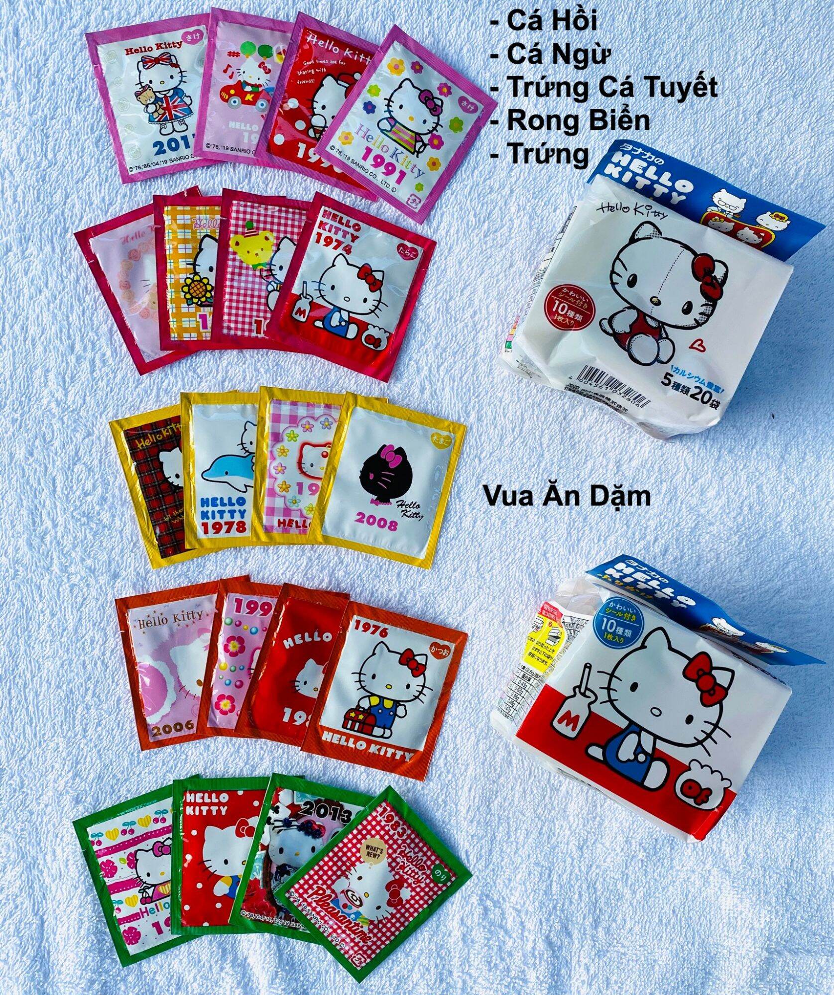 Gia vị rắc cơm Hello Kitty cho bé