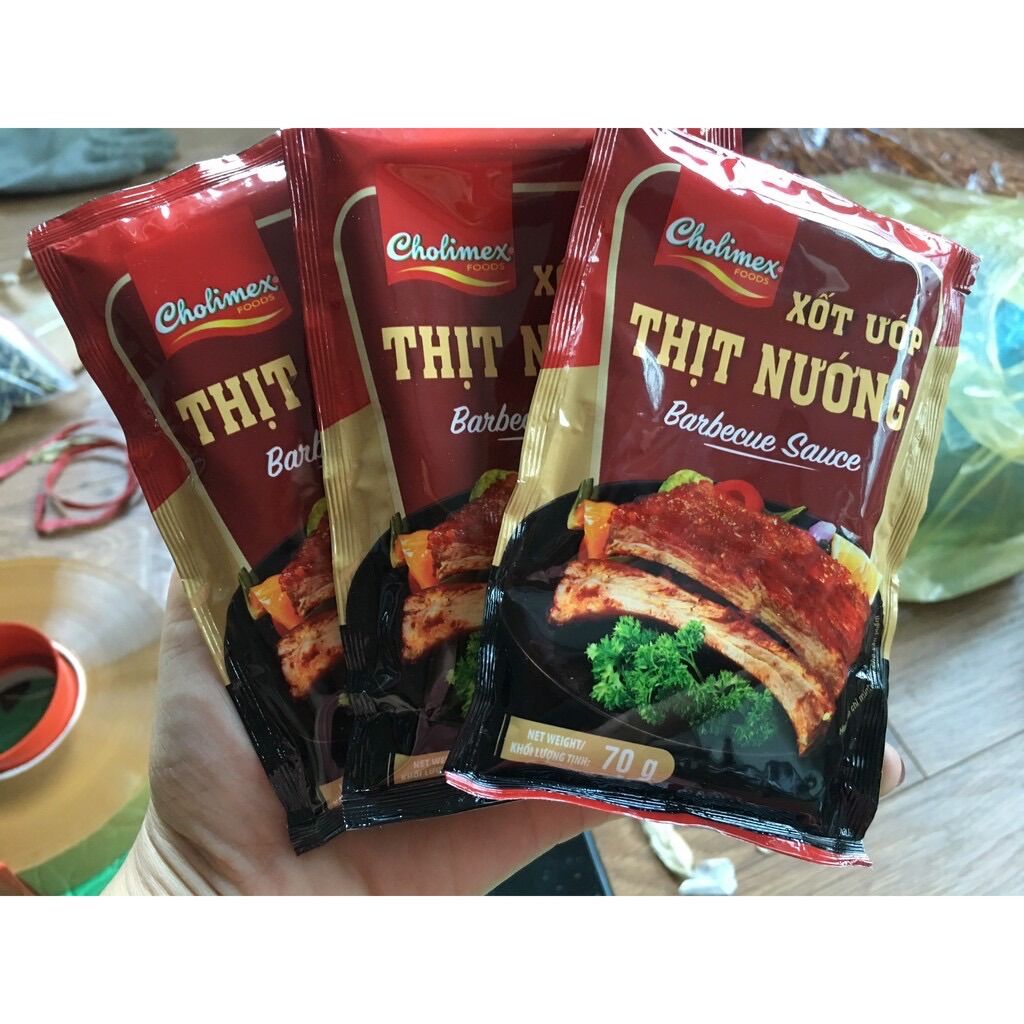 Combo 3 Sốt ướp thịt nướng Cholimax 70g