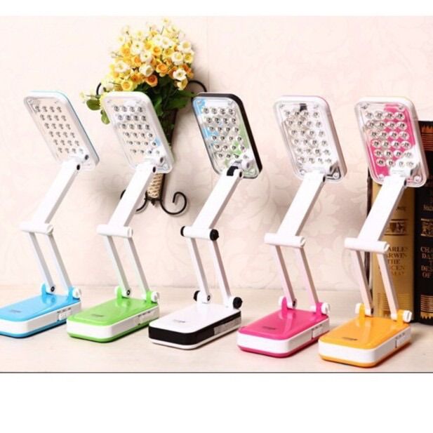 Đèn LED để bàn Gấp gọn tiện dụng 24 bóng
