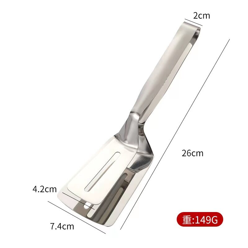 Xẻng chiên cá inox 304, xẻng chiên cá đa chức năng trong nhà bếp, kẹp cá chiên bít tết chiên gia đình, dụng cụ thần thánh chiên rán