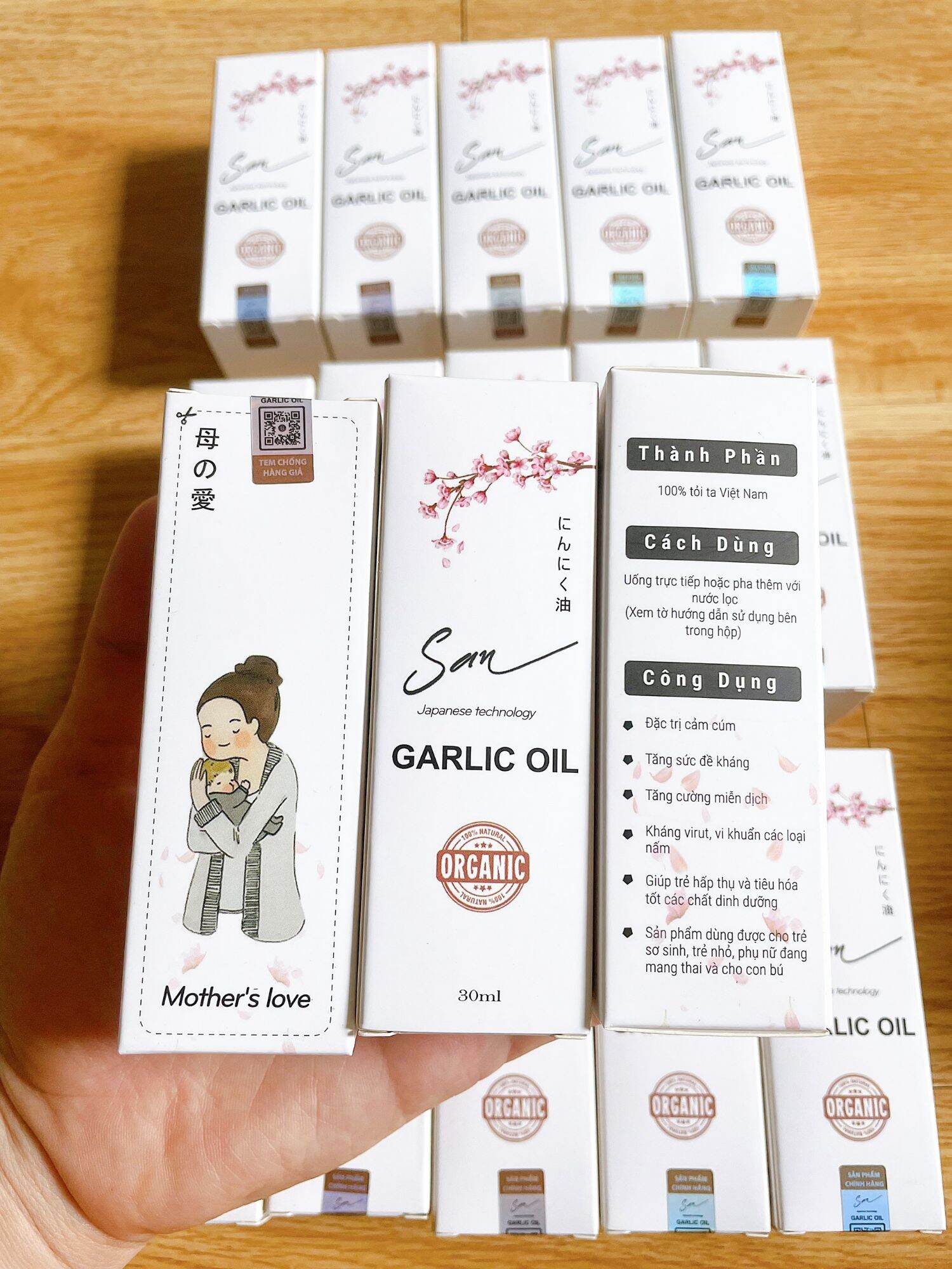Tinh dầu tỏi San organic 30ml