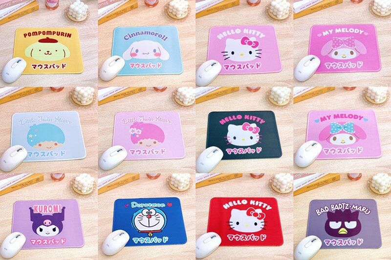 Lót chuột - bàn di chuột Hello Kitty - Doremon Doraemon