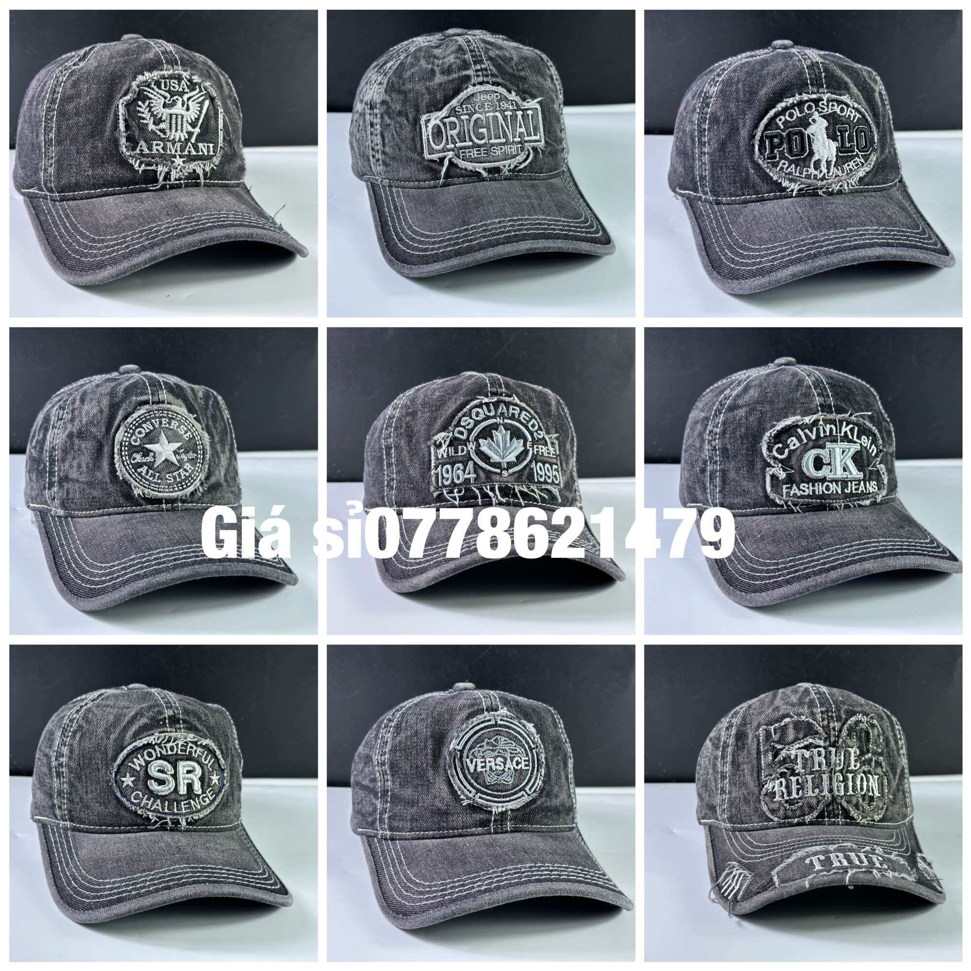 [Hoàn tiền 20%] [HCM]NÓN KẾT JEANS MÀU XANH GCC CAO CẤP SIÊU CÁ TÍNH ( Jean full mẫu tua )