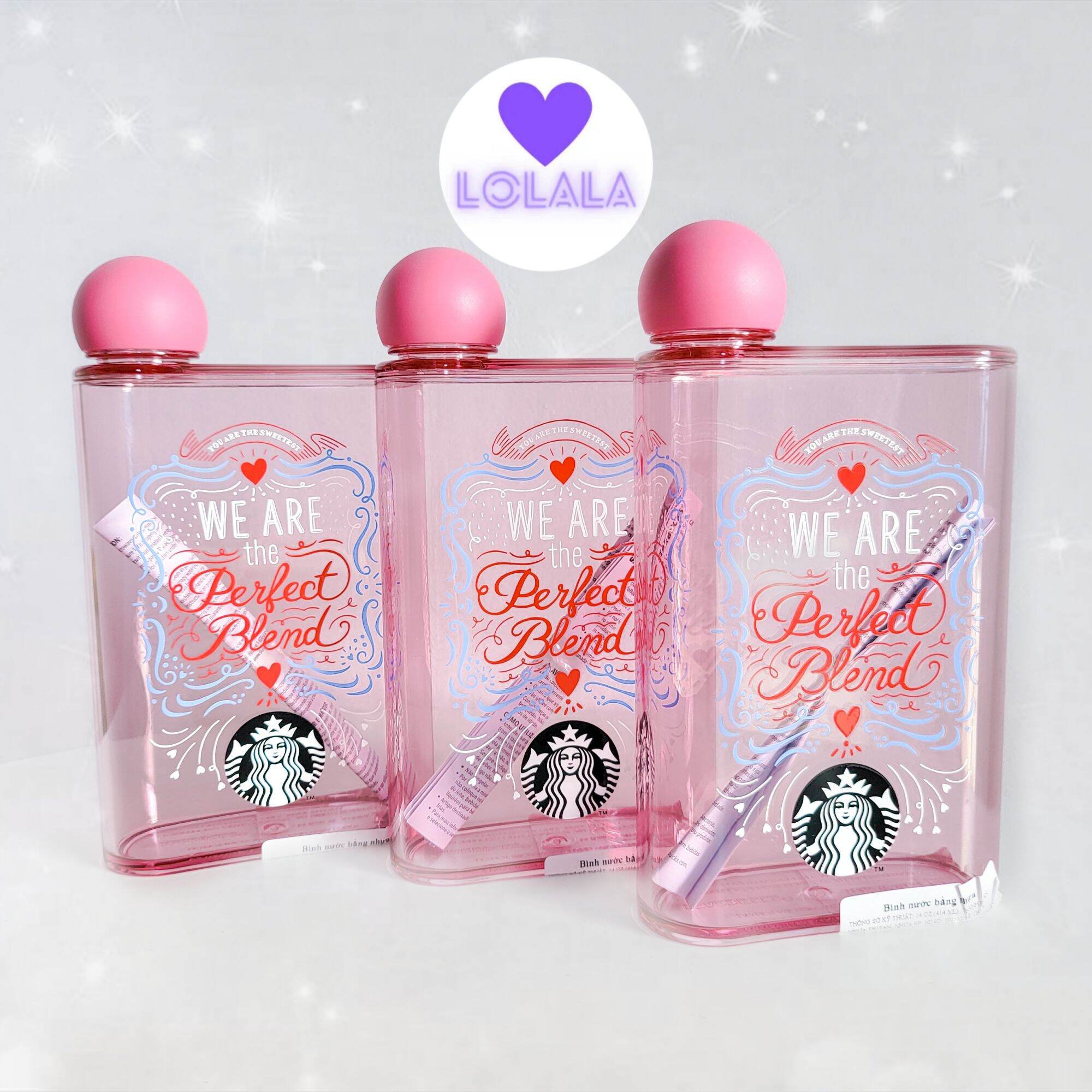 Starbucks Pink Water Bottle 414ml