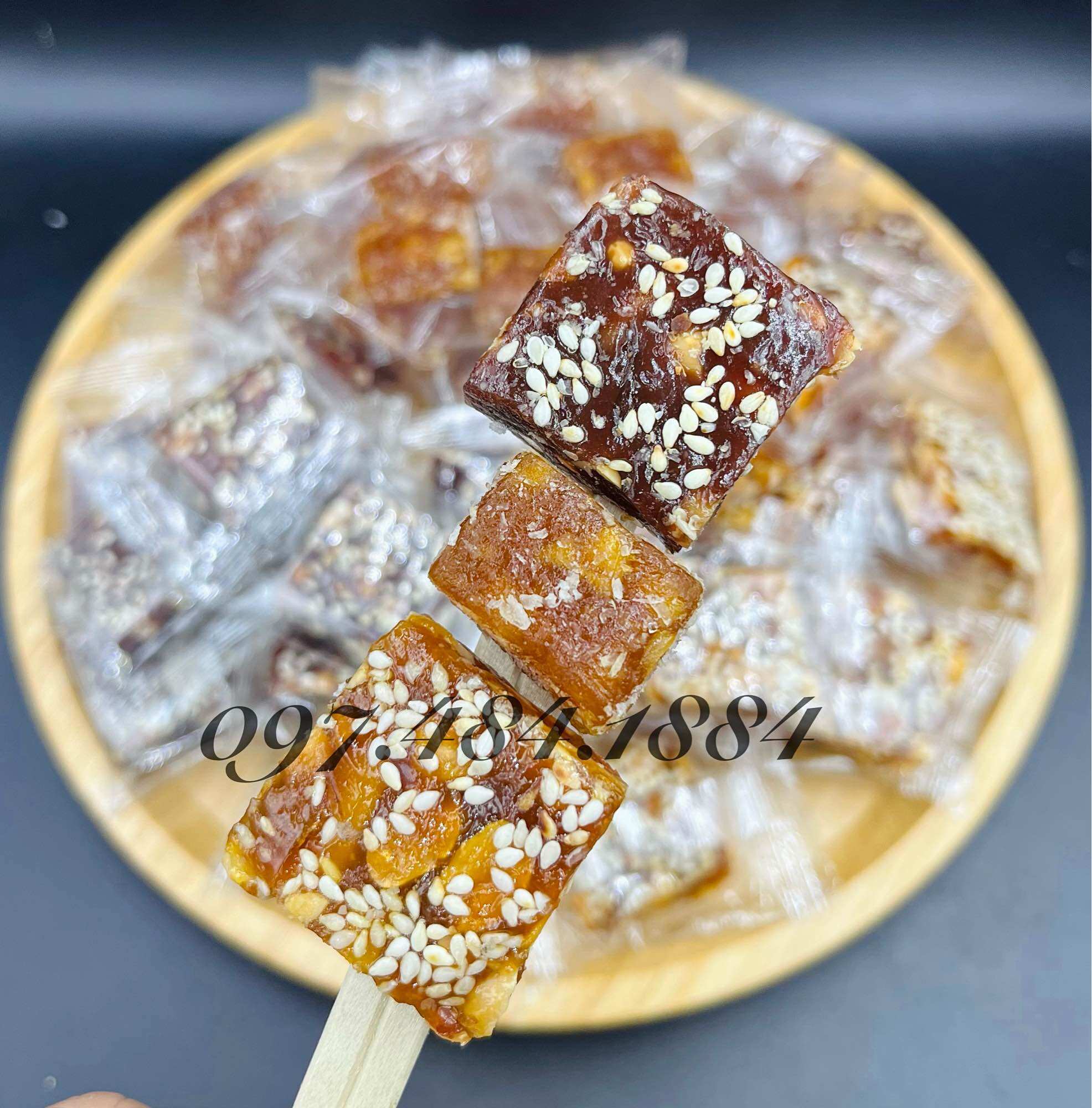 Combo mix 3 loại kẹo chuối, kẹo khóm, kẹo mít siêu ngon 250g/ 500g/ 1kg
